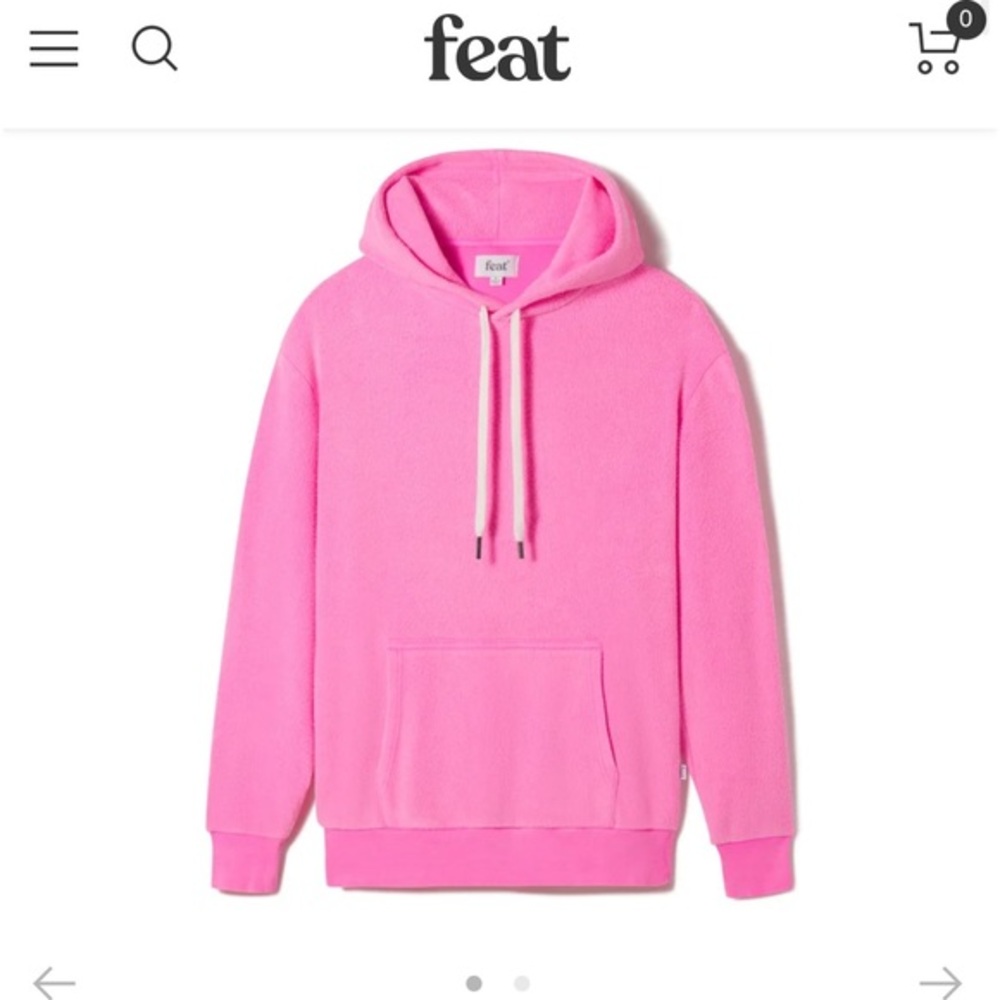 FEAT womens "BLANKETBLEND/super soft" hoodie 💗worn once/EUC!/pic for more info: